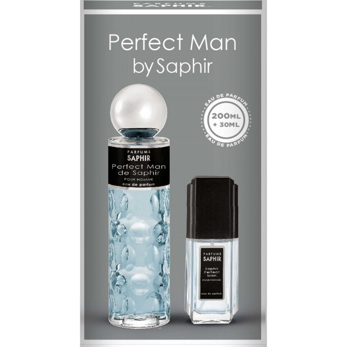 SAPHIR MEN Woda perfumowana PERFECT MAN zestaw 200 ml + 30 ml