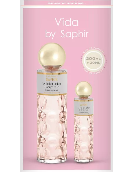 SAPHIR WOMEN Woda perfumowana VIDA, zestaw edp 200 ml + 30 ml