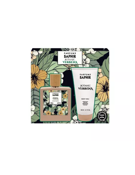  SAPHIR BOTANIC Woda toaletowa VERBENA, zestaw 100 ml + mleczko do ciała 150 ml