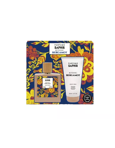 SAPHIR BOTANIC Zestaw prezentowy BERGAMOT woda toaletowa + mleczko