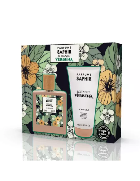  SAPHIR BOTANIC Woda toaletowa VERBENA, zestaw 100 ml + mleczko do ciała 150 ml