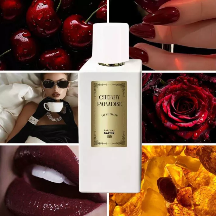 SAPHIR ELITE UNISEX Woda perfumowana CHERRY PARADISE, 100 ml