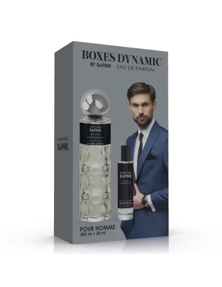 SAPHIR MEN Woda perfumowana BOXES DYNAMIC, zestaw edp 200 ml + 30 ml