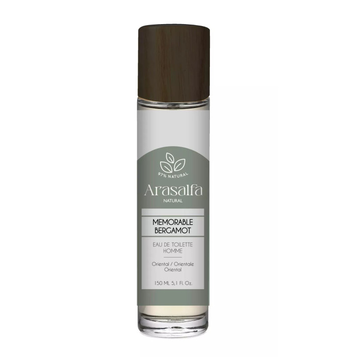 ARASALFA Woda toaletowa męska MEMORABL BERGAMOT, 150 ml