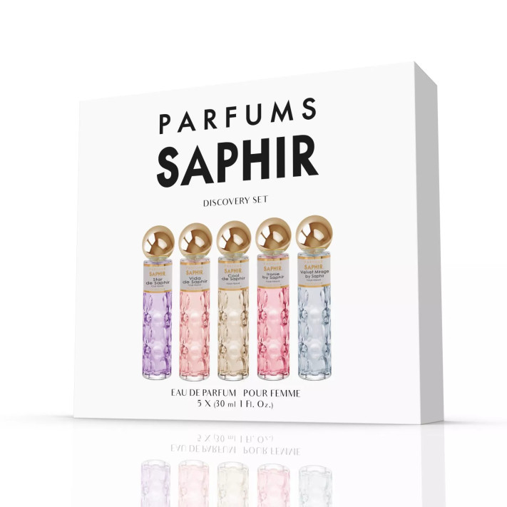 SAPHIR WOMEN Woda perfumowana STAR VIDA COOL IRONIE VELVET zestaw 5 x 30 ml
