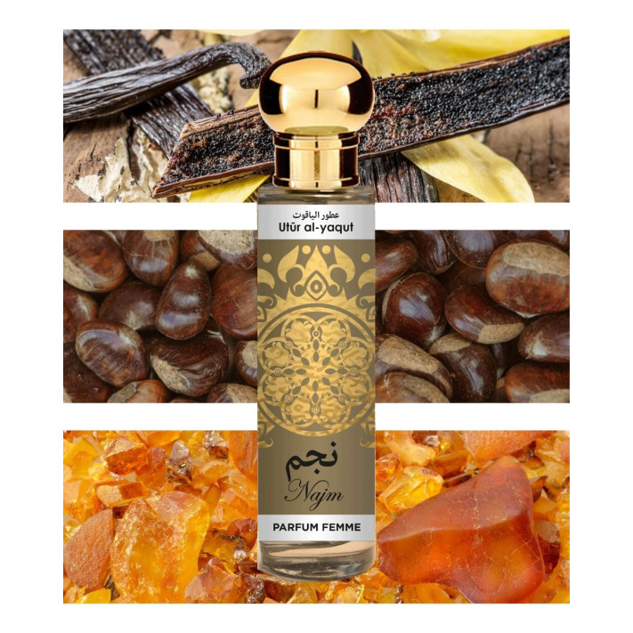 SAPHIR UTUR AL YAQUT WOMEN Arabska woda perfumowana NAJM, 30 ml