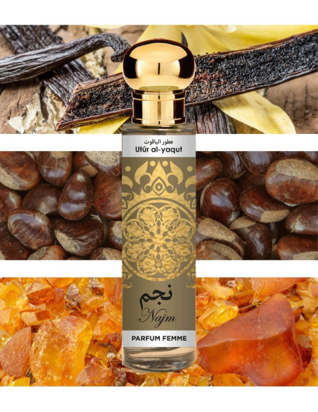 SAPHIR UTUR AL YAQUT WOMEN Arabska woda perfumowana NAJM, 30 ml
