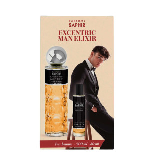 SAPHIR MEN Woda perfumowana EXCENTRIC ELIXIR, zestaw edp 200 ml + 30 ml